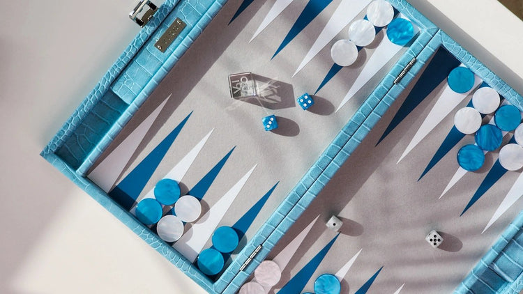 Vido Backgammon medium jeu de 38 cm avec pions de 29mm