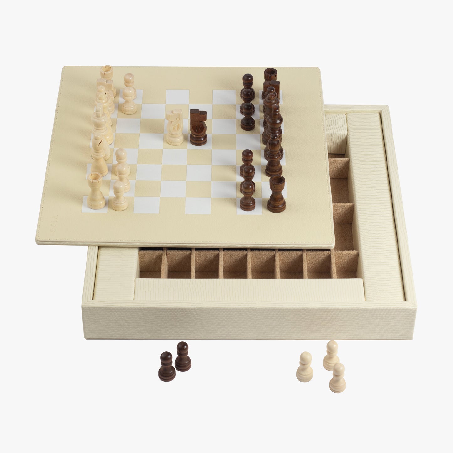 Jeu d'Échecs Ivoire Lézard
