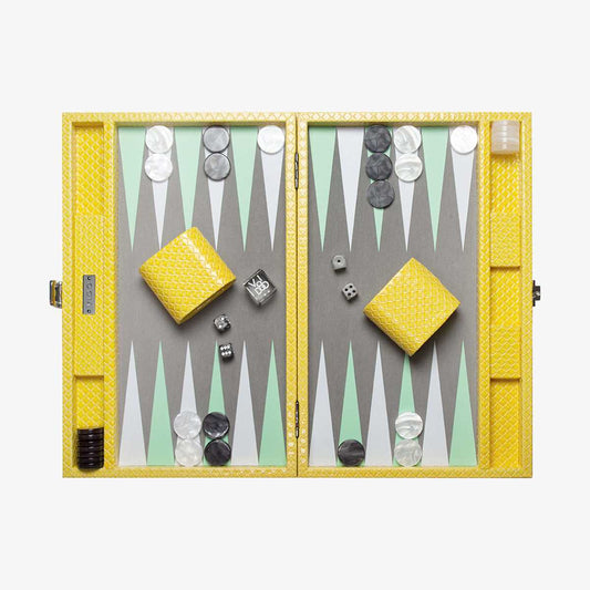 Backgammon Serpent Citron - Medium - VIDO France