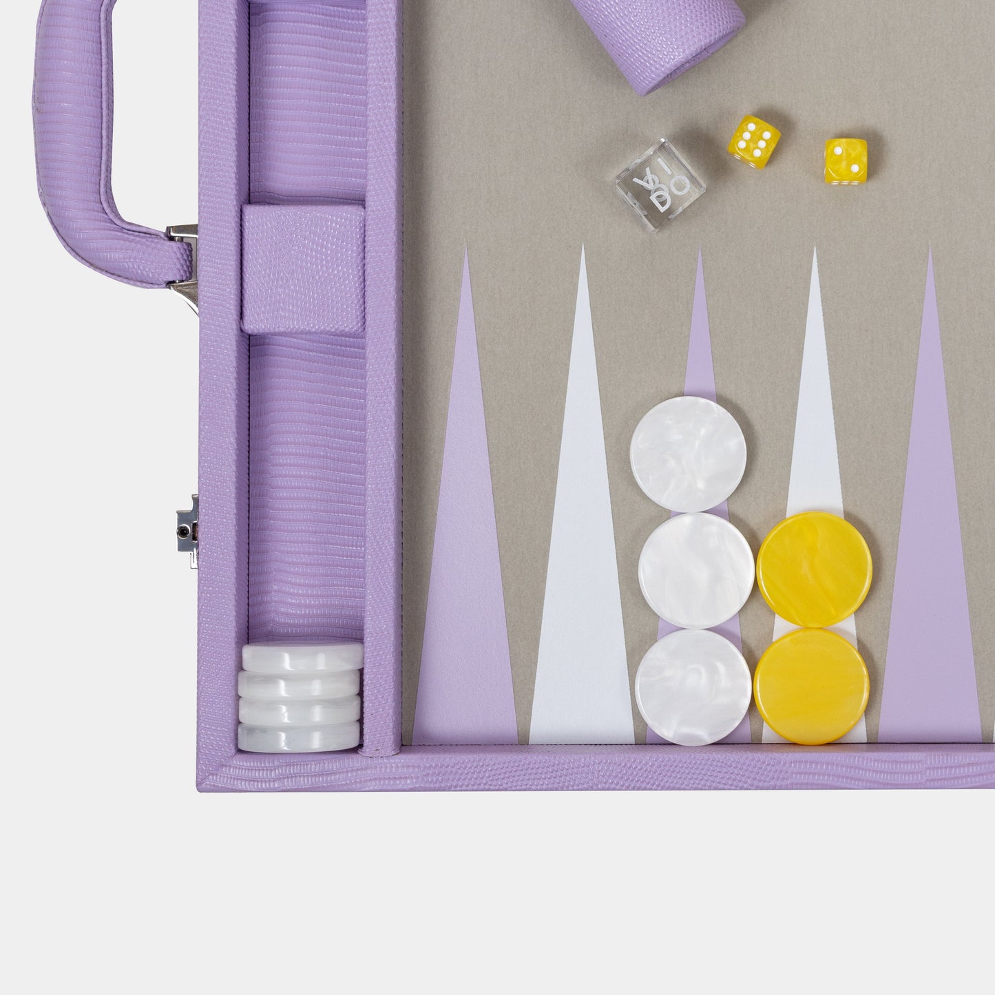 Backgammon Lilas Lézard - Large