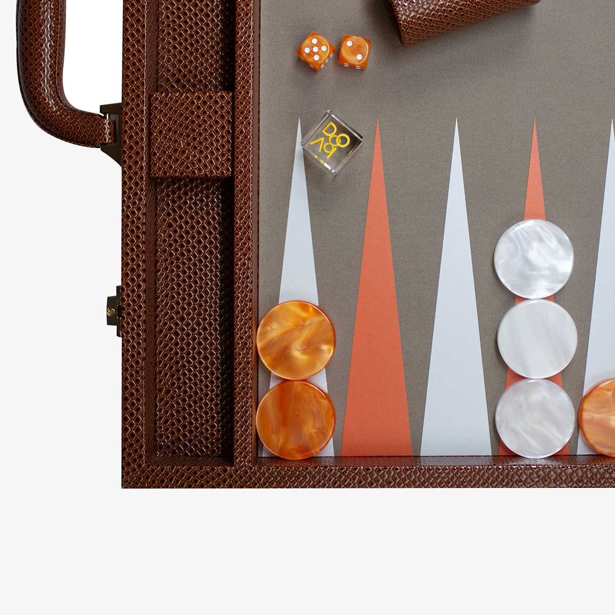 Backgammon Serpent Marron - Large