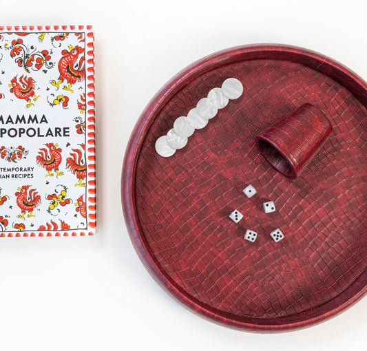 Piste de Dés Crocodile Pourpre