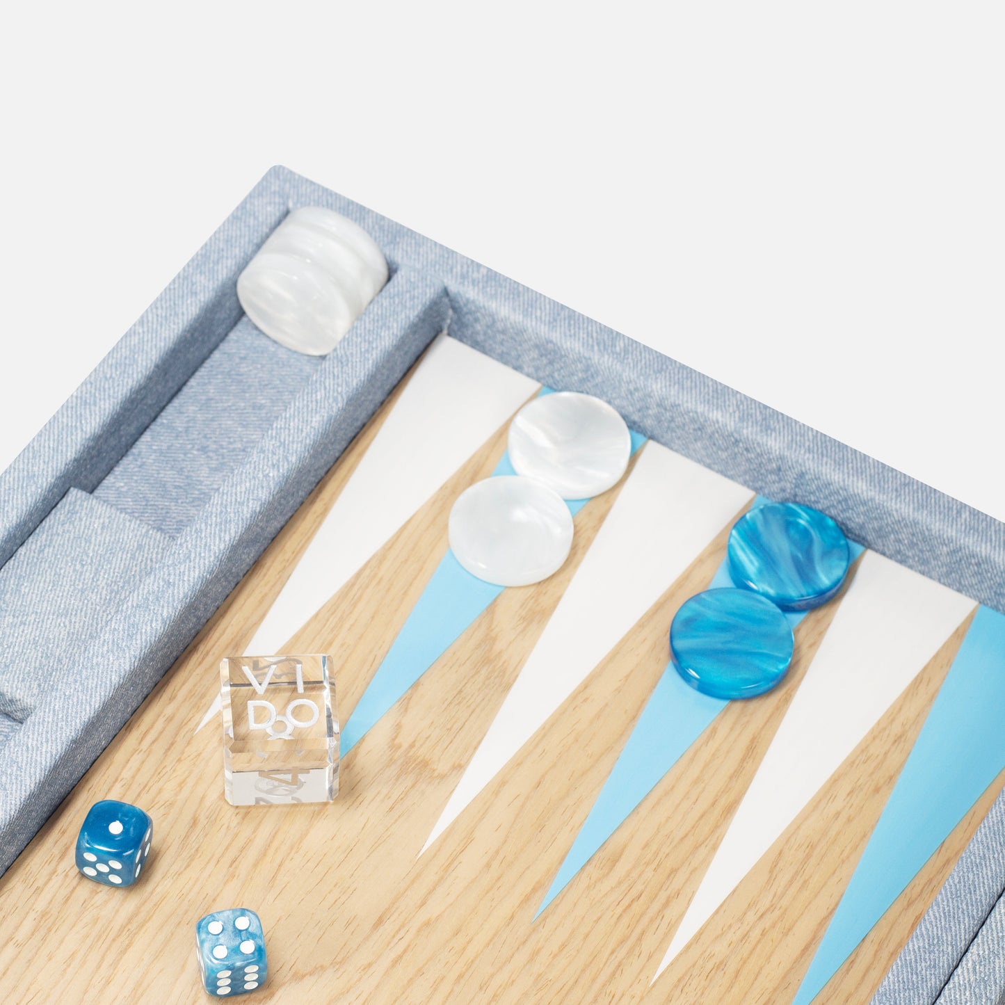 Backgammon Bois - Jean Bleu