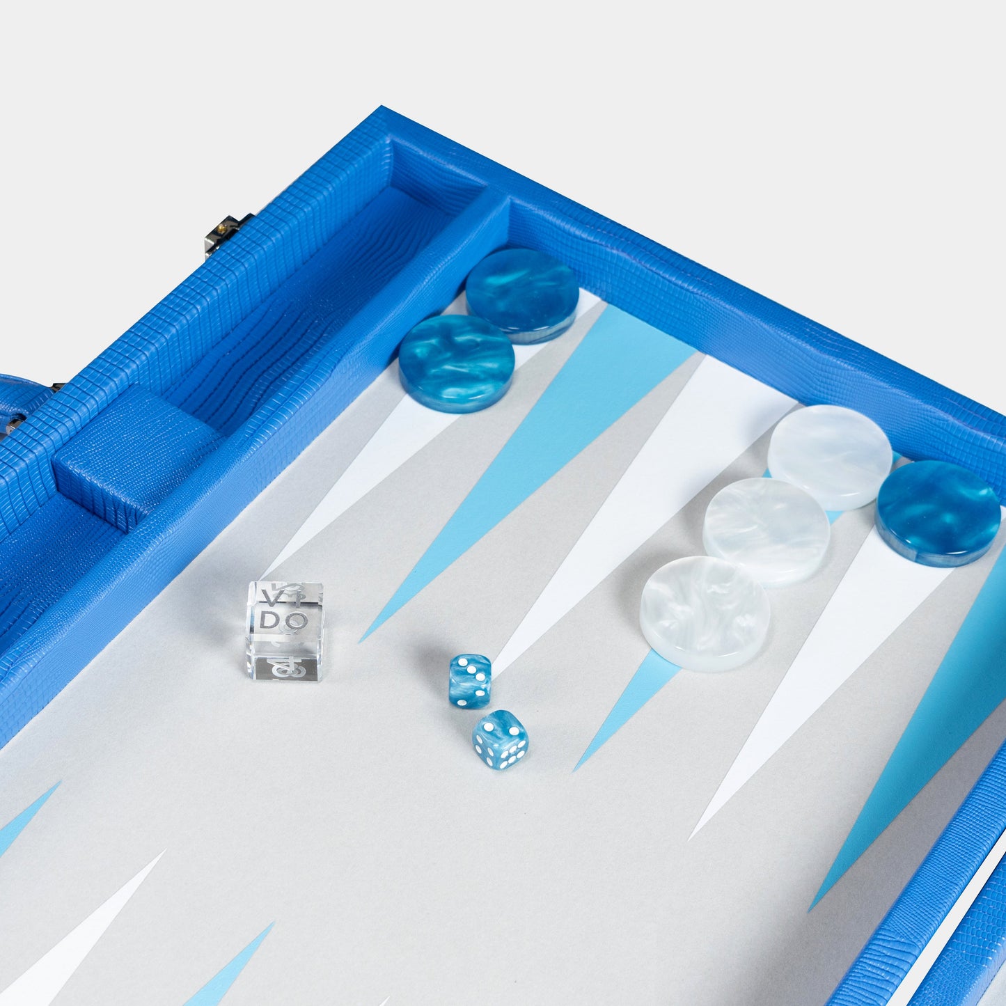 Backgammon Bleu Royal Lézard Large