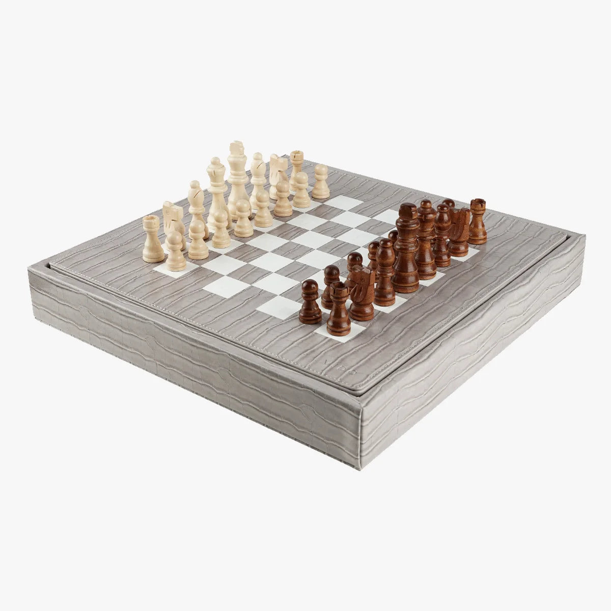 Jeu d'Échecs Alligator Gris Souris - VIDO France