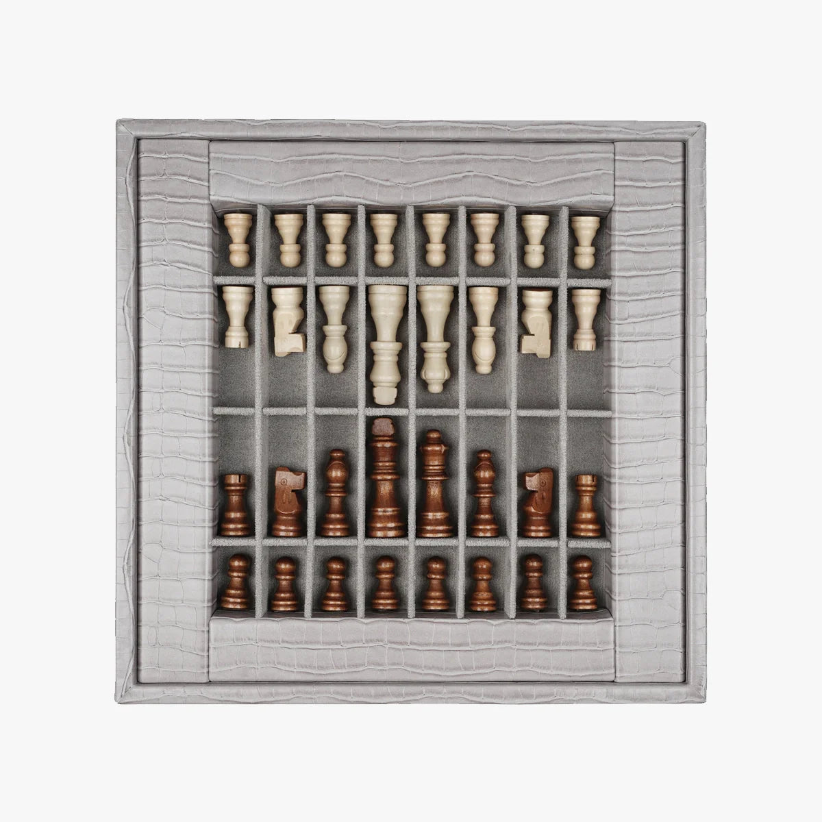 Jeu d'Échecs Alligator Gris Souris - VIDO France