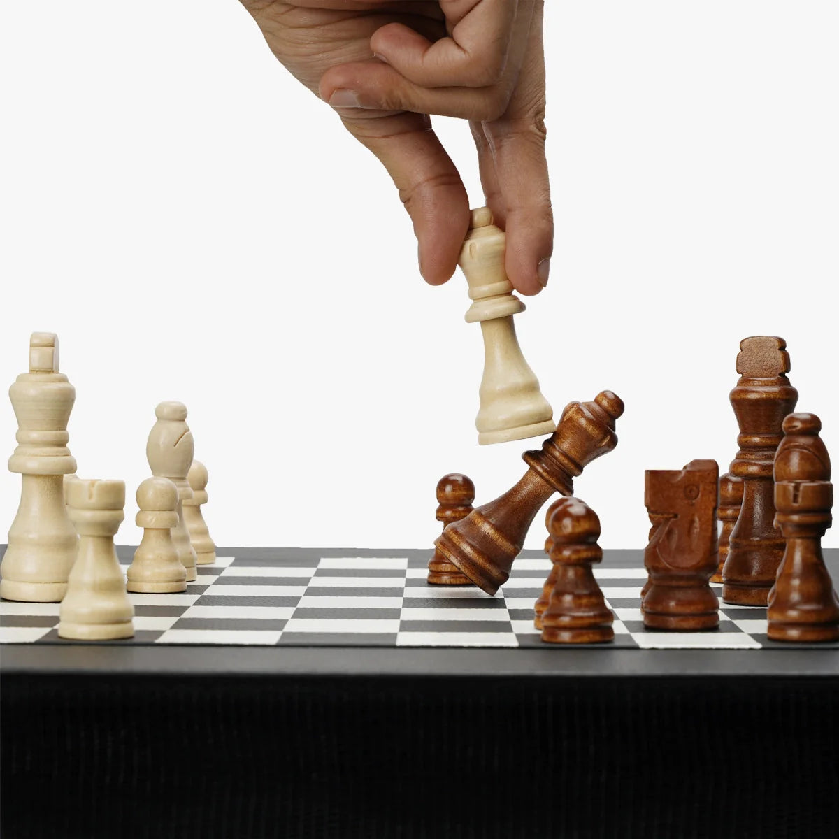 Jeu d'Échecs Lézard Noir de Jais - VIDO France