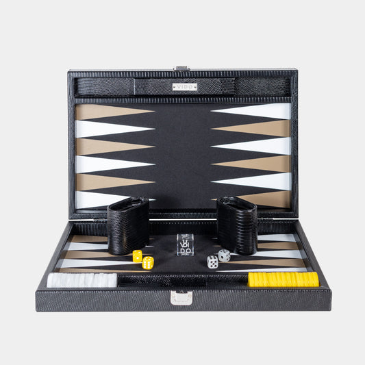 Jet Black Lizard Backgammon – Mittel