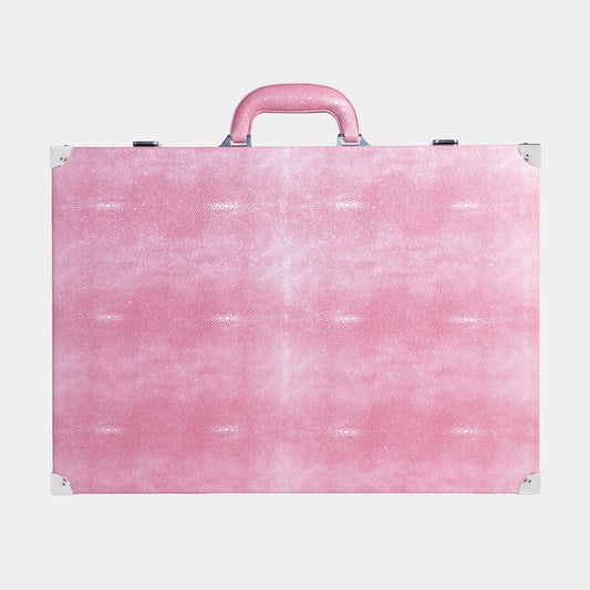 Backgammon Rose Galuchat - Large