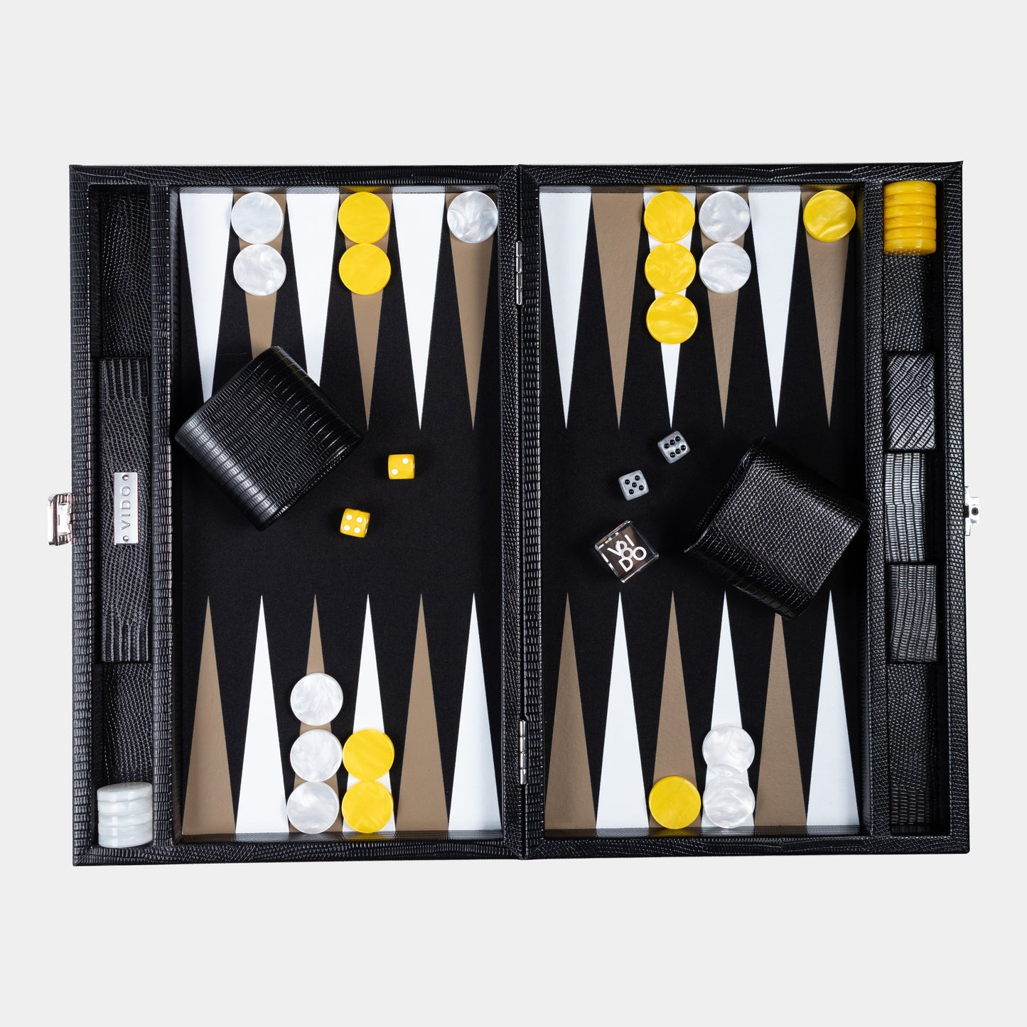 Jet Black Lizard Backgammon – Mittel