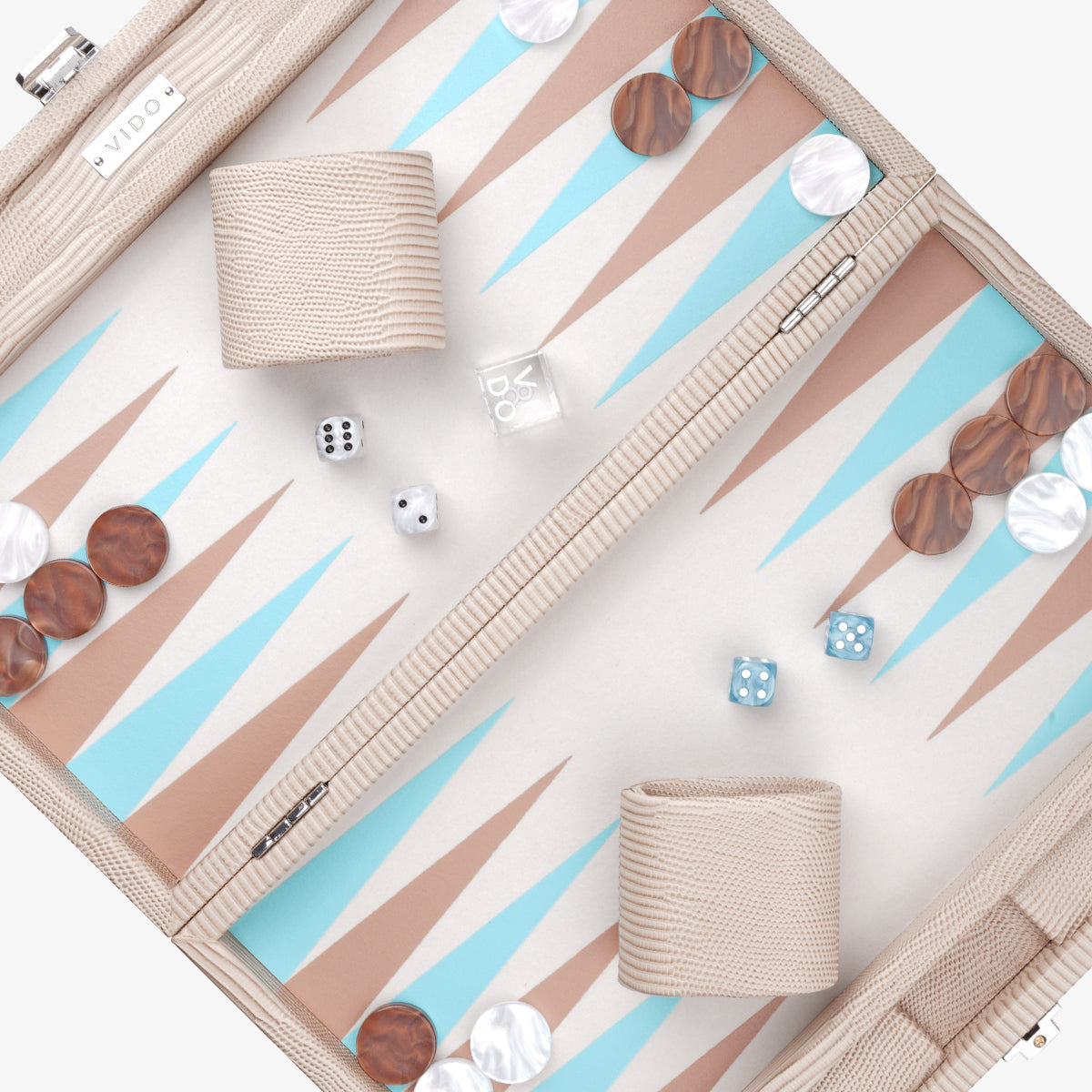 Backgammon Lézard Sable - Medium - VIDO France