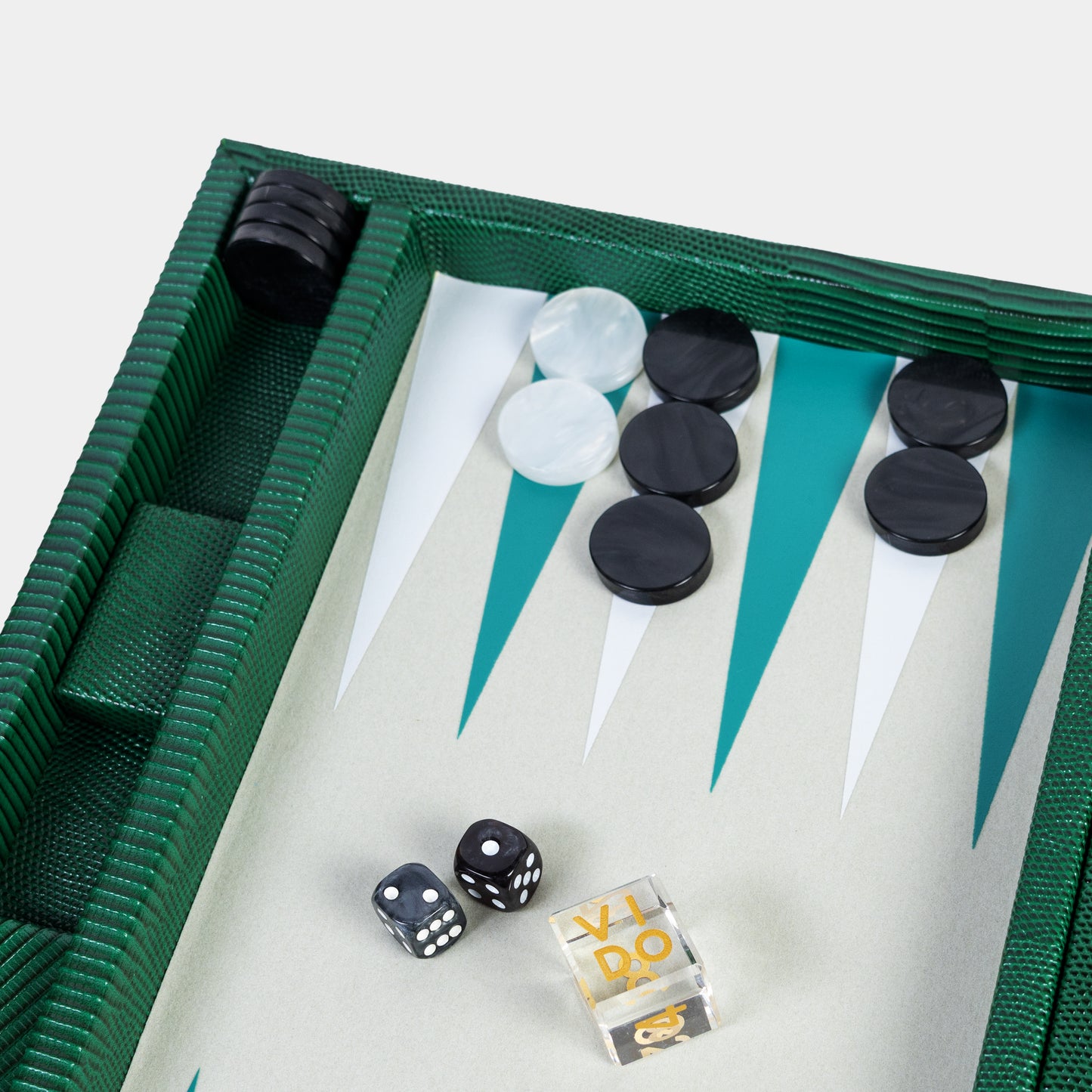 Backgammon Vert Bouteille Lézard - Medium