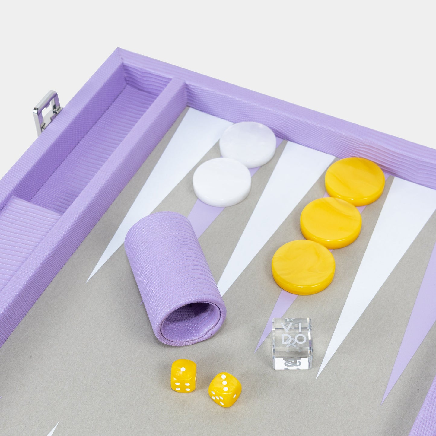 Backgammon Lilas Lézard - Large