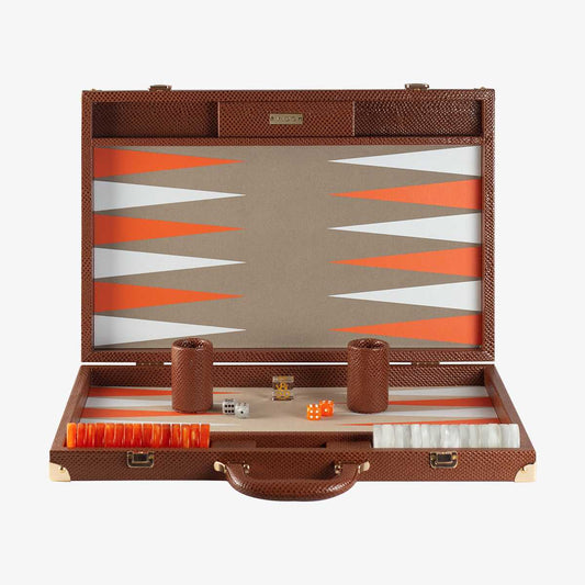 Backgammon Serpent Marron - Large