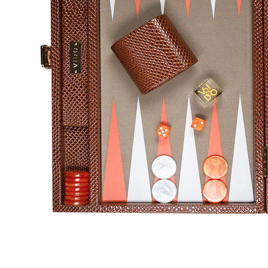 Backgammon Serpent Marron - Medium