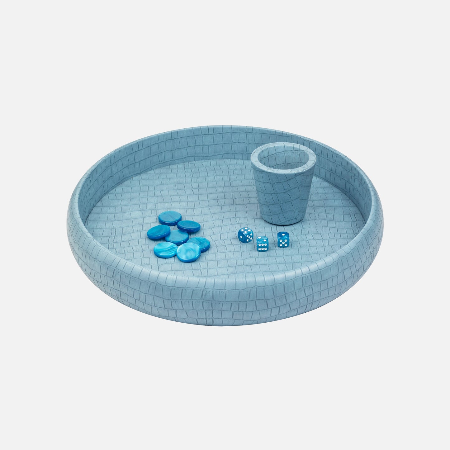 Piste de Dés Crocodile Bleu