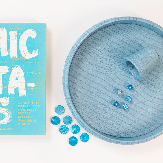 Piste de Dés Crocodile Bleu