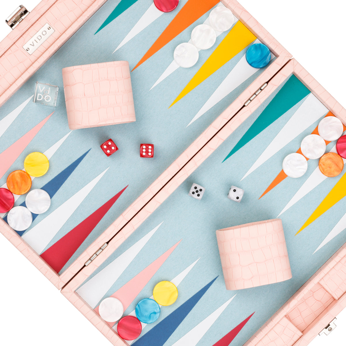 Backgammon-Krokodilrosa - Mittel