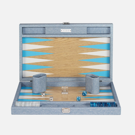 Backgammon Bois - Jean Bleu