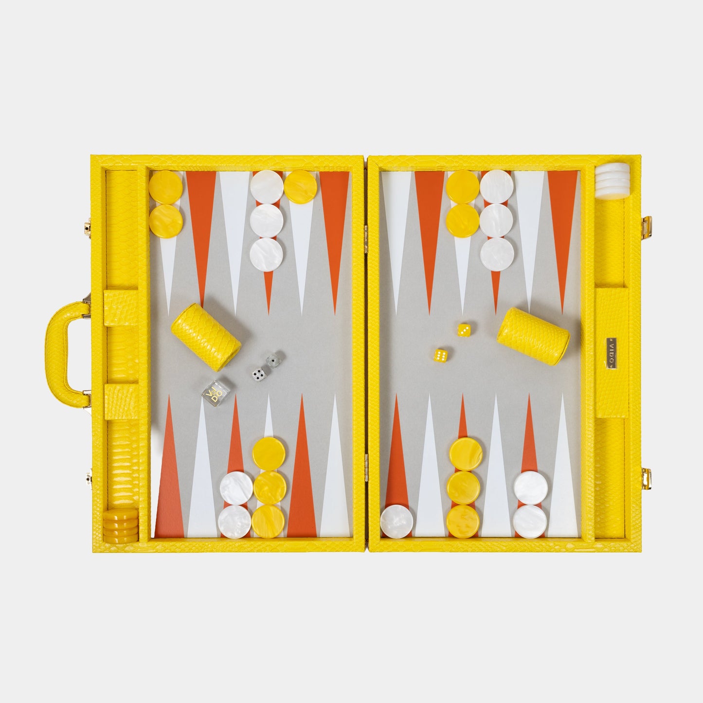 Backgammon Jaune Serpent - Large