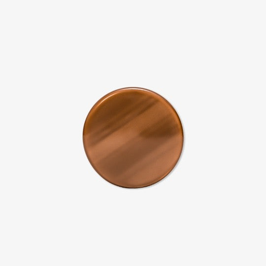 Pion de Backgammon marron en rŽsine nacrŽe 29mm