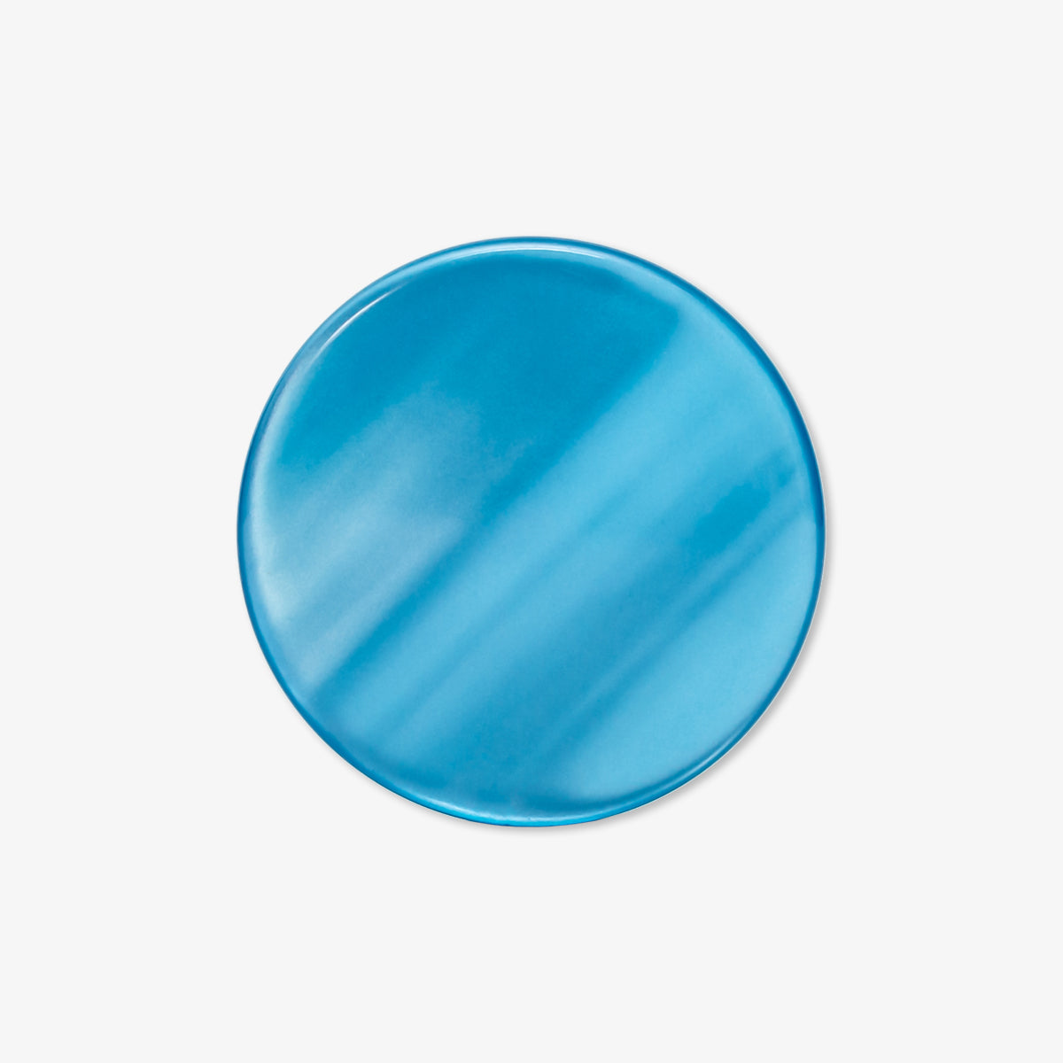 Pion de Backgammon bleu en rŽsine nacrŽe 44mm