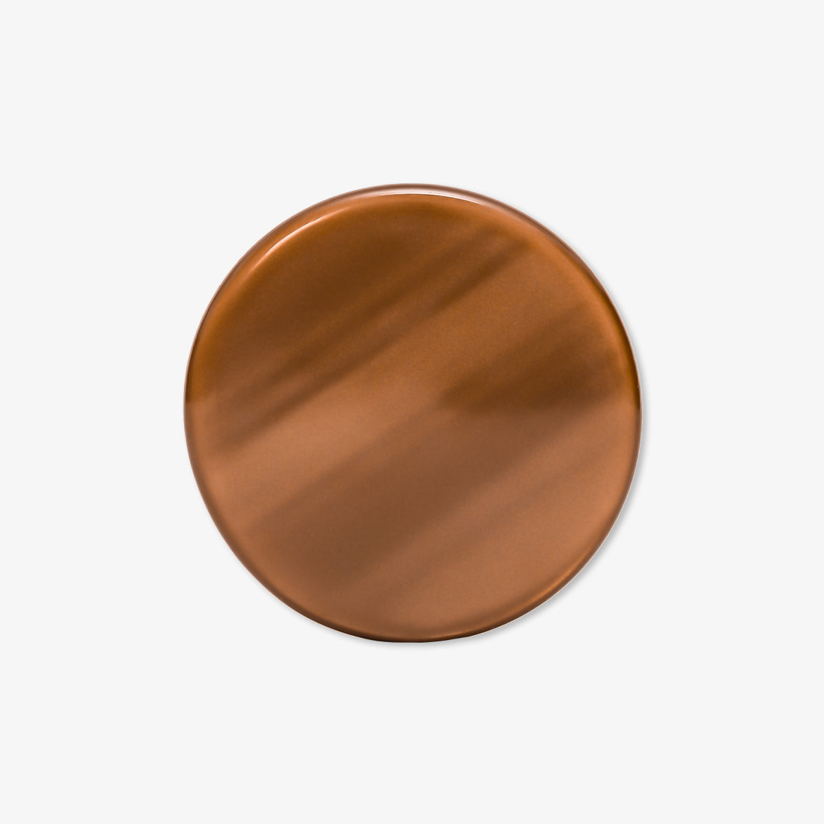 Pion de Backgammon marron en rŽsine nacrŽe 44mm