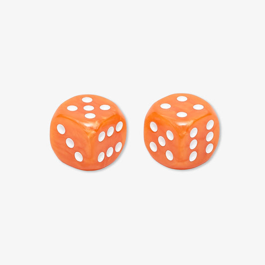 Dés Oranges 15mm x2 - VIDO France