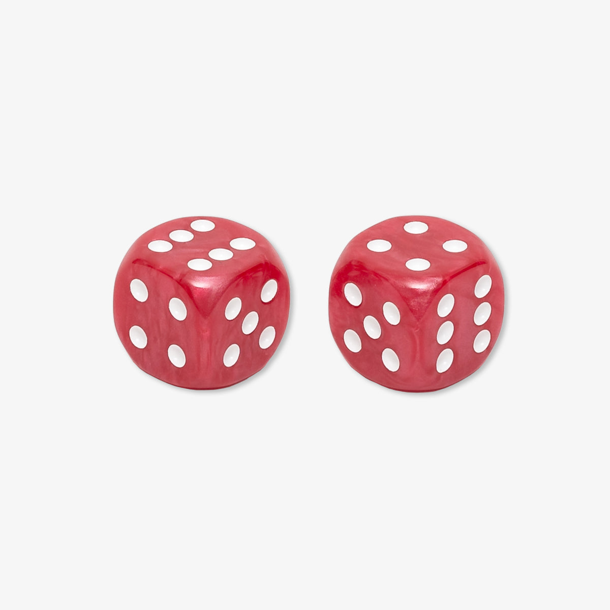DŽ nacrŽ rouge pour backgammon en rŽsine 15 mm