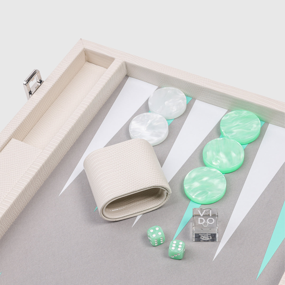 Backgammon Lézard Perle - Large