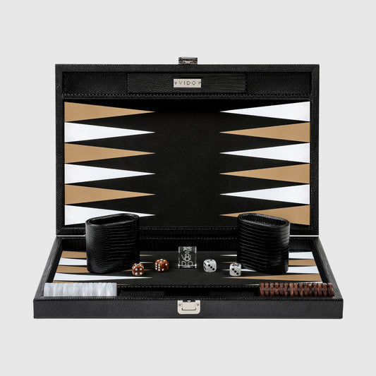 Jet Black Lizard Backgammon – Mittel